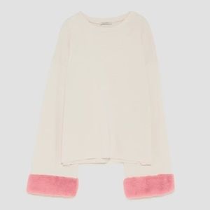 Zara Trafaluc sweatshirt with sleeve appliques